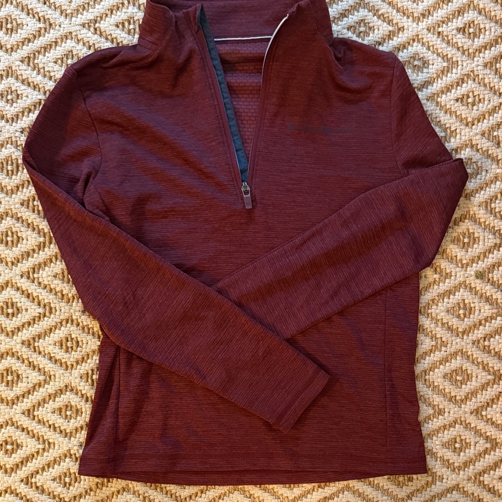 Vineyard Vines Quarter-Zip Pullover Sankaty in Burgundy - M (12-14)